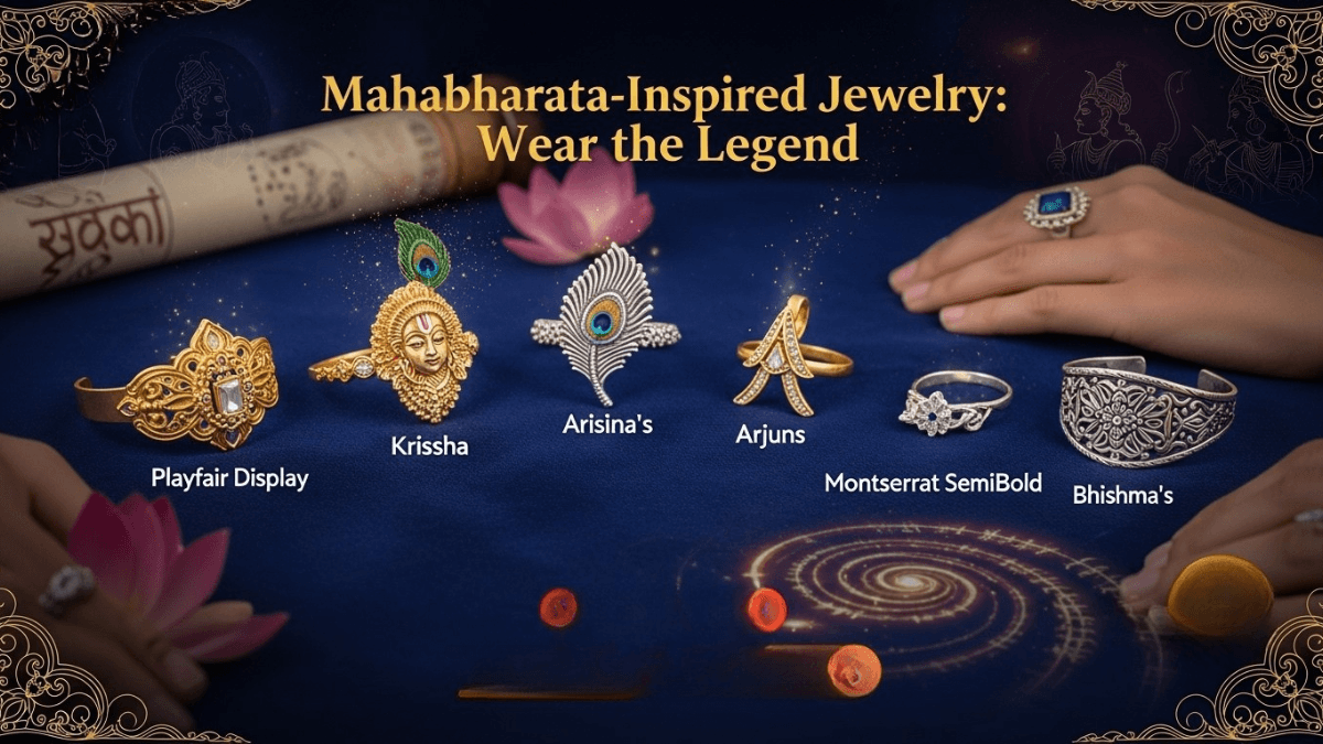 Mahabharata jewelry inspired by epic characters